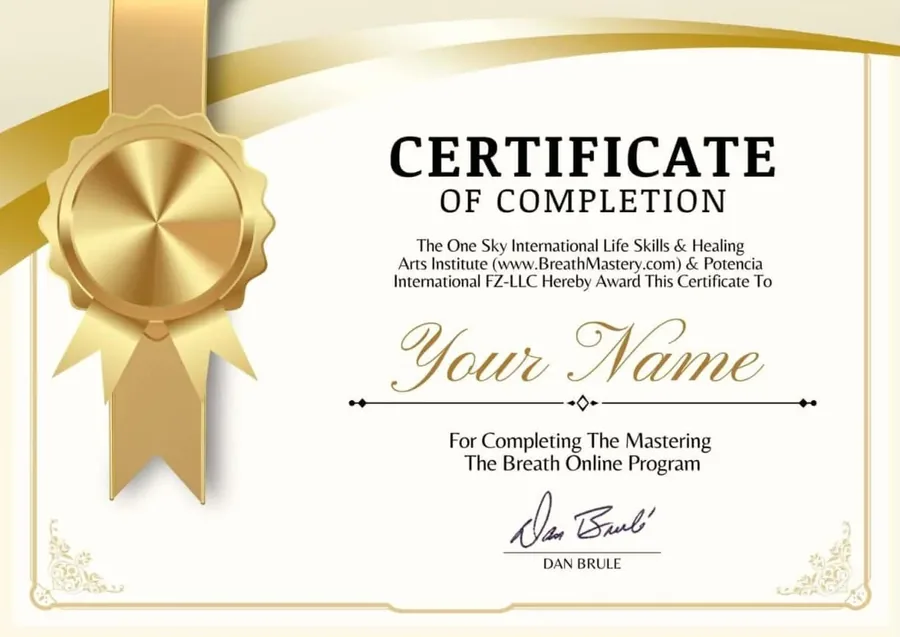 Certificate Of Completion